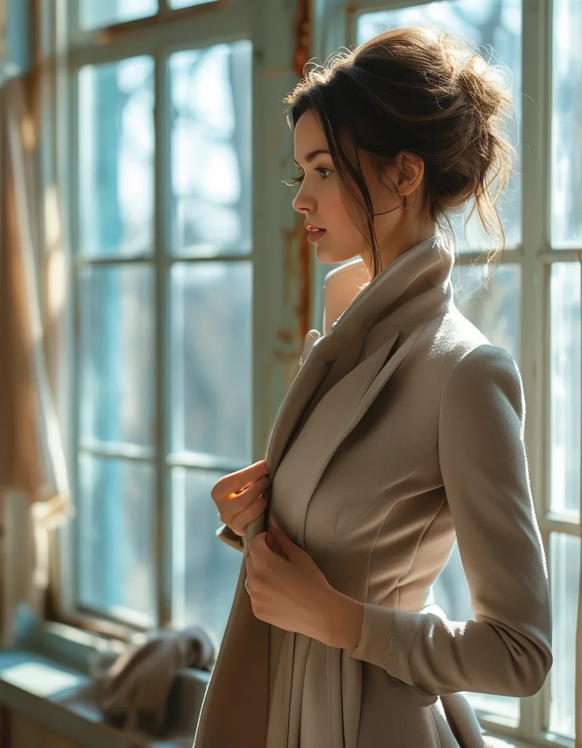 Why Cropped Jackets and Tops Read Differently on Tall Frames